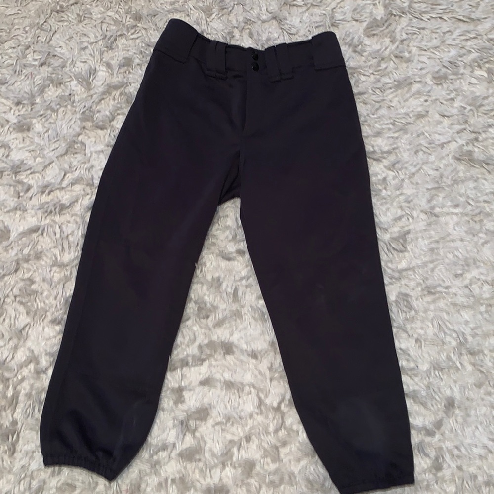 Mizuno, black softball pants, Women S